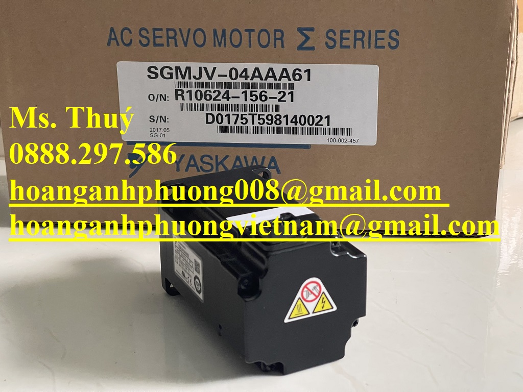 Yaskawa SGMJV-04AAA61 - Động cơ mới 100% - Nhập khẩu